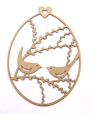 Dekoracja Ptaszki Laser Sklejka 3mm