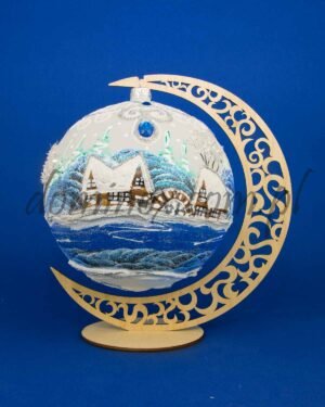 Stojak Laser Księżyc - sklejka - 1 szt