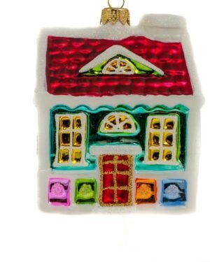 Bombka Kolorowy  Domek